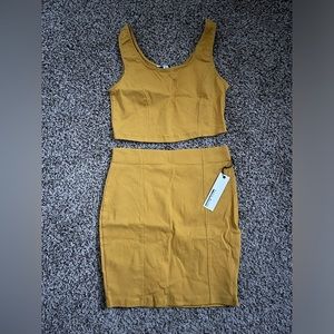 Haute Monde Top and Skirt Set